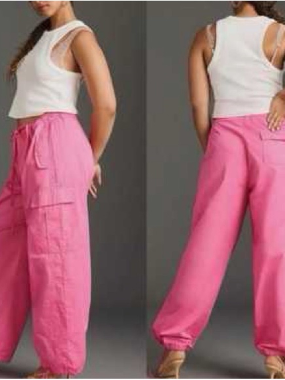 NWT Good American. Pink Cargo. $139 Retail